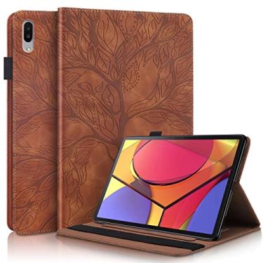 Imagem de Capa para tablet compatível com Lenovo Tab Pad P11 Pro (TB-J706F/J716F) capa de couro PU Flip Wallet capa protetora Tree Of Life capa para tablet slot for cartão capa for tabl