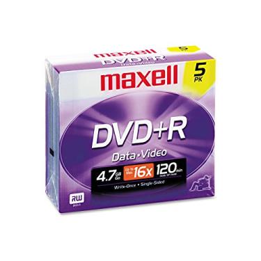 Imagem de Maxell 639002 DVD+R dados e vídeo 5 unidades