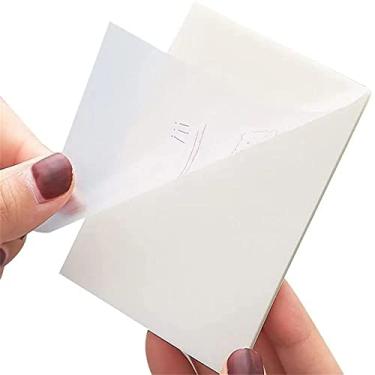 Imagem de Bloco Auto Adesivo Transparente Com 50 Folhas 95x70mm