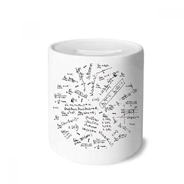 Imagem de DIYthinker Seeking Limits Mathematical Formulas Caixa de Dinheiro Caixa de Cerâmica Porta-Moedas Presente
