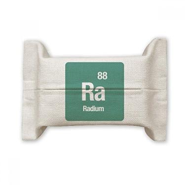 Imagem de Ra Radium Elemento Químico Ciência Suporte de Cobertura de Papel para Lenço de Algodão