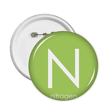 Imagem de Tabela de Período Elementos Químicos Elementos Chalcogens Elemento Nitrogênio N Pinos Emblema Emblema Acessório Decoração 5 peças