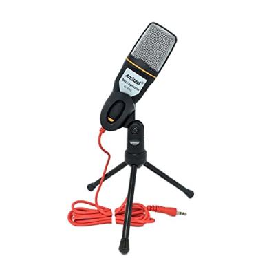 Imagem de Microfone Condensador Para Gravaçao Profissional Com Tripe Para Notebook e PC Cor Preta (BSL-RADIO-2)