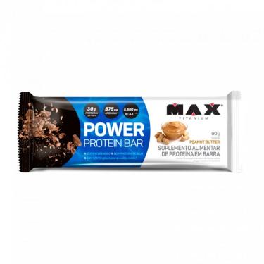 Imagem de Power Protein Bar - 1 unidade 90g Peanut Butter - Max Titanium