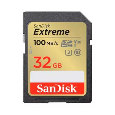 Imagem de Cartão De Memória Sd Sandisk Extreme 32Gb Classe 10 100Mb/S