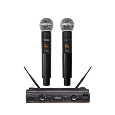 Imagem de Microfone Sem Fio Duplo De Mão Uhf Dw-602 Max Dylan