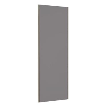 Imagem de Porta de Correr Closet 80cm com Puxador Perfil Inox sem Kit Ferragem Prime Luciane Móveis