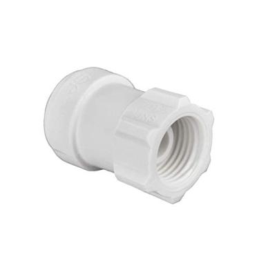 Imagem de John Guest PP3208U7WP Conector de torneira de encaixe de pressão, pressão para conectar, diâmetro externo de 1,4 cm por 1,4 cm