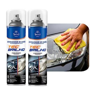 Imagem de Kit 2 Revitalizador De Faróis Tecbril Spray 150ml + Mini Flanela