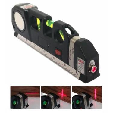 Imagem de Nivel Nivelador A Laser 8M Alta Precisao Com Trena E Regua - Mfl