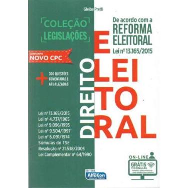 Imagem de Colecao Legislacao - Direito Eleitoral - Alfacon