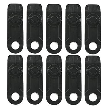 Imagem de NATEFEMIN 10 x tendas portáteis resistentes reutilizáveis para barraca clipes de lona grampos fivela acessórios de ferramentas de acampamento