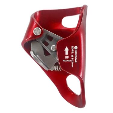 Imagem de NewDoar Peito Ascendente Abdominal para escalada vertical de corda com certificação CE para corda de 8 ~ 13 mm (vermelho)