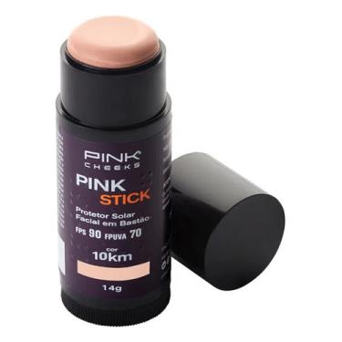 Imagem de Pink Cheeks Protetor Solar Facial Pink Stick Fps 90 Cor 10km
