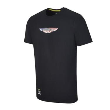 Imagem de Camiseta masculina Aston Martin Cognizant F1 2023 EUA GP, Preto, M