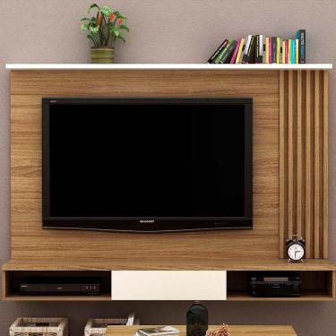 Imagem de Painel para TV até 65 Pol. Suspenso 180x128,5cm Natural Off White