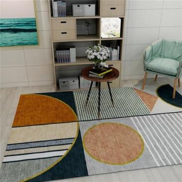 Imagem de Casa sala de estar tapete geometria quadrado estudo quarto cama espalhar tapete tapetes, 8,40cmx60cm