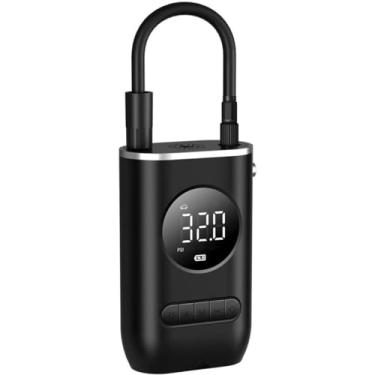 Imagem de Calibrador Compressor Sem Fio Digital Para Encher Pneu De Carro, Bike, Moto, Bolas Bomba de Ar Elétrica Portátil, Inflator Inteligente Com Detecção De Pressão Nos Pneus PREMIUM