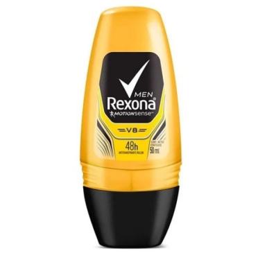 Imagem de Desodorante Antitranspirante Roll-On Rexona V8 Masculino 50Ml