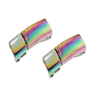 Imagem de Lock Shoe Laces Elastic No Tie Shoelaces Sneakers Shoelace Kids Adult Rubber Band Laces One Size Fits All Shoes(LASER COLOR LOCK)