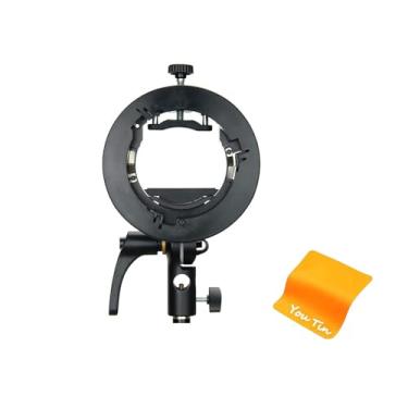 Imagem de Suporte para Godox S2 tipo S Speedlite suporte para Godox V1 AD400Pro AD200Pro AD200 V860II TT685 TT600 TT350 Flash Snoot Softbox Beauty Dish Reflector Umbrella