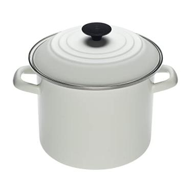 Imagem de Le Creuset Stockpot 22 cm Aço Carbono Esmaltado Branco