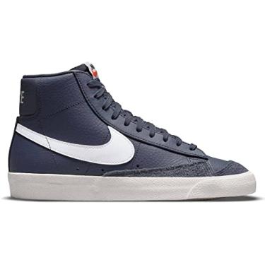 Imagem de Nike Blazer masculino Mid '77 Vintage Tênis, Azul trovão, branco, azul trovão, vela, 38