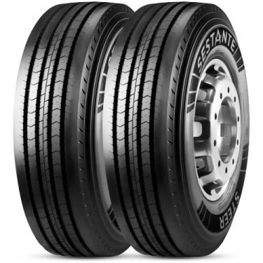 Imagem de Kit 2 Pneu Sestante by Pirelli Aro 17.5 215/75R17.5 126/124L TL Steer 