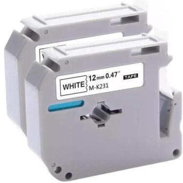 Imagem de Kit 2 Fitas Compatível Etiquetador Brother Pt-70 Pt-80 Pt-90 - Masterp