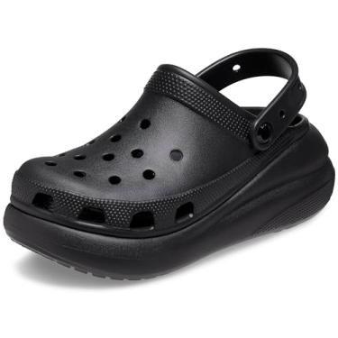 Imagem de CROCS Classic Crush Clog - Black - M7W9 , 207521-001-M7W9, Unisex Adult , Black , M7W9