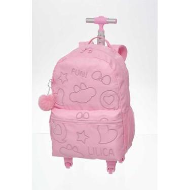 Imagem de Mochila Rodinha G Tubo Lov it Crush Lilica Ripilica 7714276