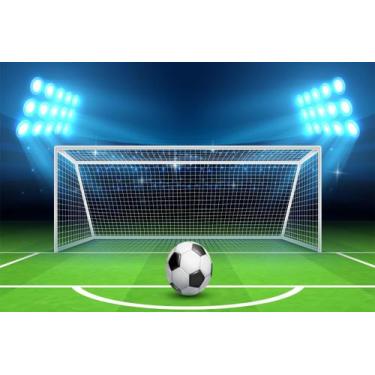 Imagem de Painel de Lona Futebol Campo Penalti - Fabrika de Festa, 100x070cm