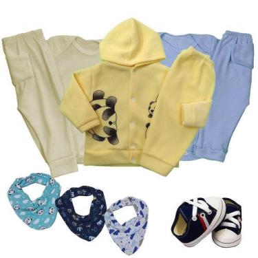 Imagem de Kit 10 Pç Conjunto Roupa De Bebê Maternidade Bandana Atacado - Koala B