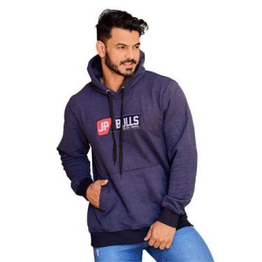 Imagem de Moletom Masculino Country Jopper Bulls Azul, Azul marinho, M