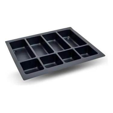 Imagem de Kit 2 Bandejas Divisor Dinheiro Notas Porta Moedas Gavetas 33,5x29x5cm