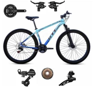 Imagem de Bicicleta 29 Mtb Gti Roma 21v Disco Mecânico Transmissão Shimano Suspe