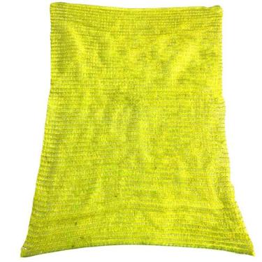 Imagem de Saco Raschel P/ Hortifruti 50x73 Polietileno Amarelo 20kg  - Solpack