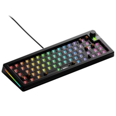 Imagem de Glorious Gaming – Kit de teclado personalizado GMMK 3 PRO Barebones com botão, corpo de alumínio modular personalizado e sistema de vedação, teclado compacto 65% hot-swappable, espuma de amortecimento