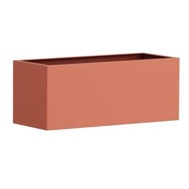 Imagem de Vaso De Fibra De Vidro Floreira Olinda 40cm (Terracota Fosco)