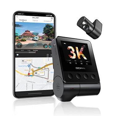 Imagem de DDPAI Z40 Câmera Veicular Frontal e Traseira 3K+1080P Com WiFi Aplicativo, SR e GPS, Supercapacitor, Gravação em Loop, Modo de Estacionamento 24H, Tela IPS 2” Com Noite Visão(Sem Cartão SD)