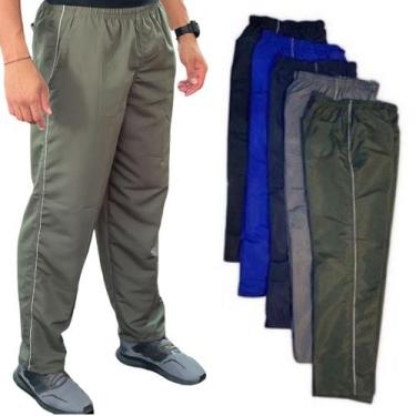 Imagem de Calça Masculina em Tactel - 3 Bolsos - Costura Tripla envio 12 a 24 h 