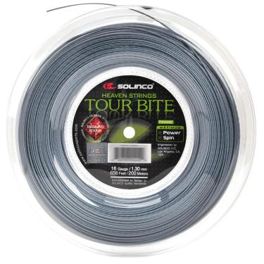 Imagem de Corda Solinco Tour Bite Diamond Rough 16 1.30mm Prata