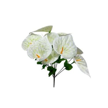 Imagem de Buquê Flor Copo de Leite Artificial 12 Galhos - Decorkasa