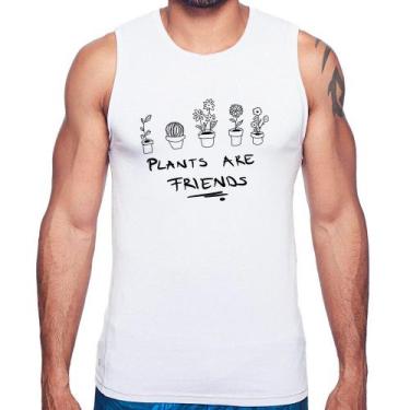 Imagem de Regata Plants are Friends - Foca na Moda, Branco, M
