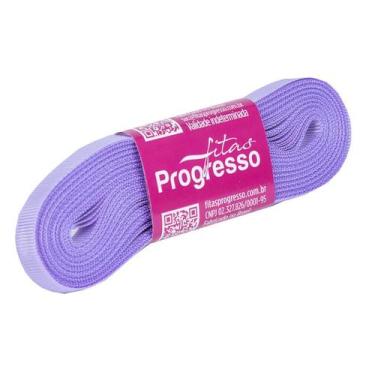 Imagem de Fita Gorgurão Progresso 7mm nº1 - 10m Cor 245 Lilás - 01 unidade - Fit