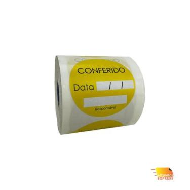 Imagem de Etiqueta Controle de Qualidade Inspeção 60x60mm - 250 Unidades - Etiqu