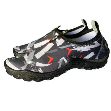 Imagem de Sapatilha Aquática Neoprene Esportes Náuticos Caminhada Corrida Praia 
