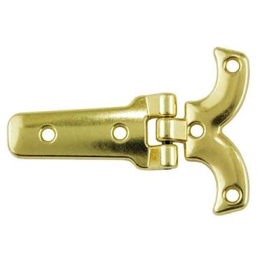 Imagem de Dobradiça Porteira 4 Peças Decoração Caixas Mdf Artesanato - Metallica