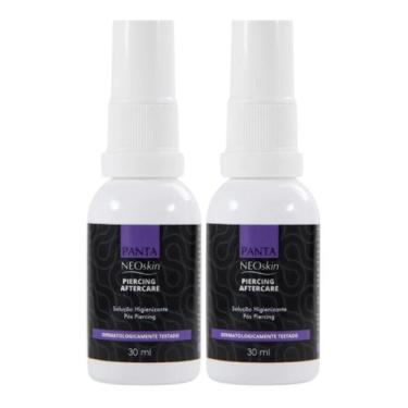 Imagem de Kit Cicatrizante Piercing Aftercare Panta NeOskin - HIgieniza e Aceler