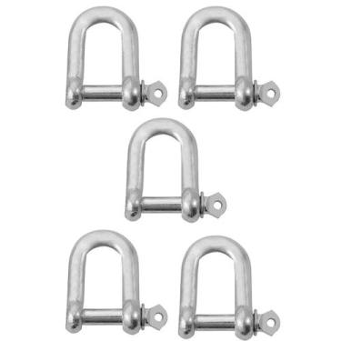 Imagem de Kit Manilha Reta Para Cabo De Aço 3/8'' 2,0004 (Com 5 Unidades) - Nord